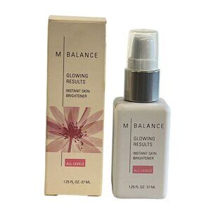M Balance Glowing Results Instant Skin Brightener 1.25oz Circle Of Beauty NEW